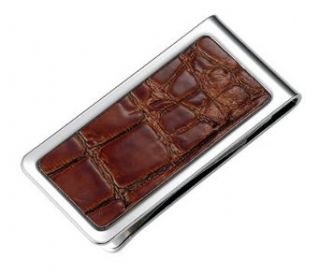Crocodile Skin Pattern Metal Money Clip   Free Engraving at  Mens Clothing store: Personalized Money Clips For Men