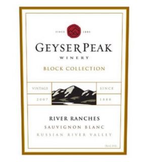2007 Geyser Peak 'Block Collection' Sauvignon Blanc 750ml: Wine