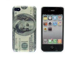 Cool Money Design Hundred U.S. Dollar Bill Hard Plastic Case for iPhone 4 4S: Cell Phones & Accessories