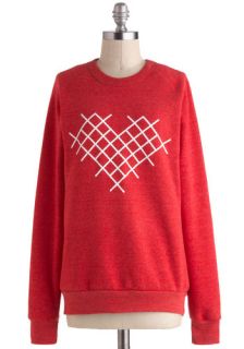 Cross Stitch My Heart Sweatshirt  Mod Retro Vintage T Shirts