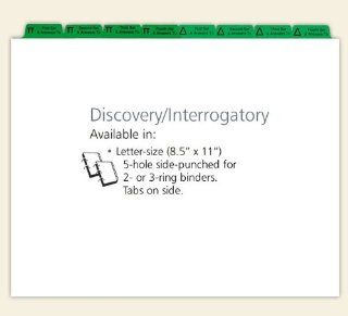 Discovery Interrogatory Index Tabs : Office Products : Office Products