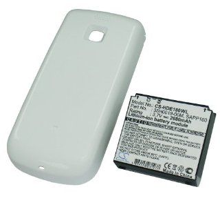 Fosmon High Capacity 2680mAh Premium Extended Battery with Back Door for HTC T Mobile G2 / myTouch 3G / HTC Magic ( White ): Cell Phones & Accessories