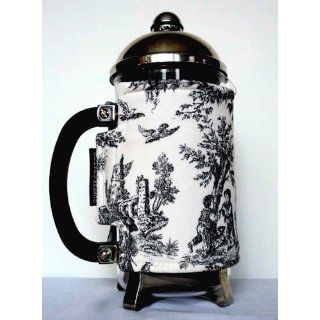 French Press Cover (red and cream stripe): Frenchpress Covers: Kitchen & Dining