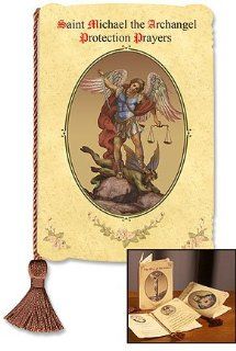 St Michael Archangel Protective Prayer Folder Information, Prayer and Chaplet of Saint: Kitchen & Dining