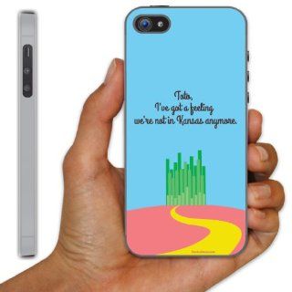 iPhone 5 Case   Movie Quote   The Wizard of Oz   "Toto, I've got a feeling"   Clear Protective Hard Case: Cell Phones & Accessories