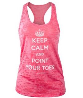 Covet Dance Clothing   Keep Calm and Point Your Toes   Burnout Tank: Clothing