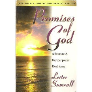 Promises of God A Promise a Day Keeps the Devil Away (9780937580158) Lester Frank Sumrall Books
