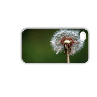 The Dandelion Protective Fashion Hard Plastic Back Cover Case for iPhone 4/White: Cell Phones & Accessories