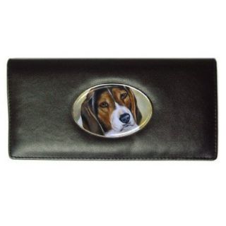 Limited Edition Violano Wallet Checkbook Cover Beagle Dog: Shoes