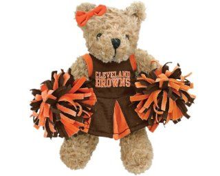 NFL Cleveland Browns Cheerleader Bear : Sports Fan Toy Figures : Sports & Outdoors