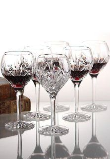Waterford Crystal Eve Wine, Set of 6: Wine Goblets: Kitchen & Dining