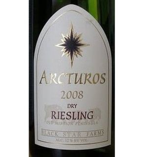 Black Star Farms Arcturos Dry Riesling 2008: Wine