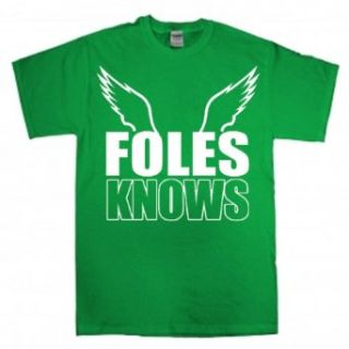 Shedd Shirts Men's Nick Foles Philadelphia Eagles "Foles Knows" T Shirt: Clothing