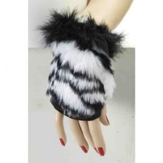 Zebra/White Tiger Glovelets Adult Accessory: Costume Gloves: Clothing