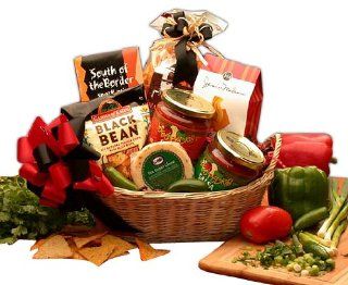 Organic Stores Gift Baskets Spicy Foods and Snacks Gift Basket, Lets Spice it up : Gourmet Snacks And Hors Doeuvres Gifts : Grocery & Gourmet Food