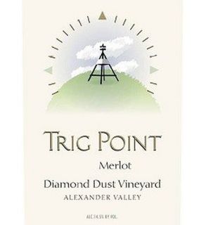Trig Point Merlot Diamond Dust Vineyard 2010 750ML: Wine