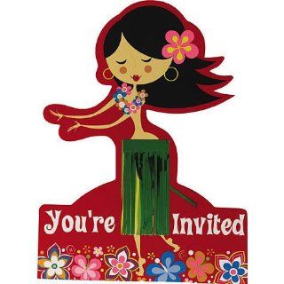 Let's Hula Invitations 8ct: Toys & Games