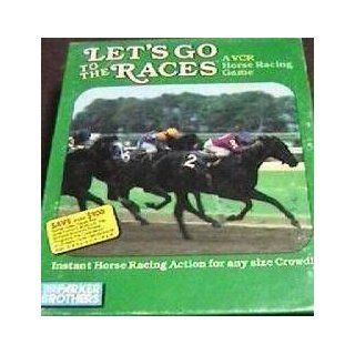 Lets Go to the Races VCR Horse Racing Game: Toys & Games