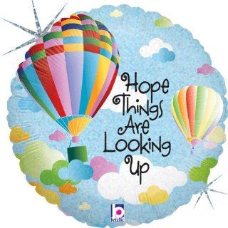 Hope Things Are Looking Up Air Balloon 18" Mylar Foil Balloon: Toys & Games