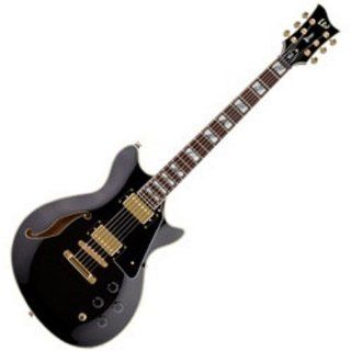 ESP LTD XTone PC 2 Electric Guitar (Gold, Black): Musical Instruments