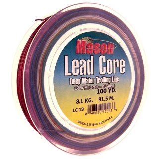 MASON 27# 200YD 20 COLORS LEADCORE DEEP WATER TROLLING LINE SALMON TROUT WALLEYE : Lead Core And Wire Fishing Line : Sports & Outdoors