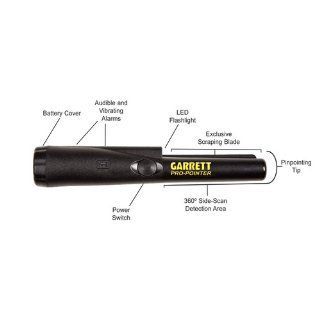 Garrett Pro Pointer Metal Detector Includes Woven Belt Holster and 9 Volt Battery : Hobbyist Metal Detectors : Patio, Lawn & Garden