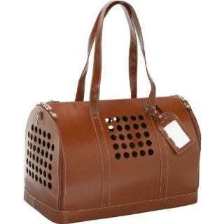 Bark N Bag Airline Approved Cat Pet Carrier Bag Tote Purse " No Mesh To Claw Through " Color Brown : Soft Sided Pet Carriers : Pet Supplies