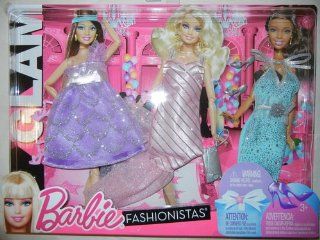 Barbie Fashionistas: Night Looks Clothes   Glam Night Out Pastel Fashions: Toys & Games