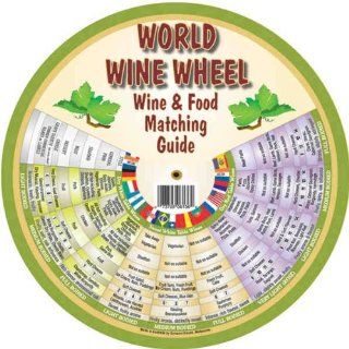World Wine Wheel   Wine Food Matching Guide. An incredible resource for wine enthusiasts. Makes a great gift Kitchen & Dining