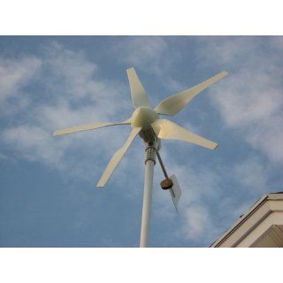 Windmax HY400 500 Watt Max 12 Volt 5 Blade Residential Wind Generator Kit : Renewable Energy Charge Controllers : Patio, Lawn & Garden