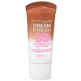 Maybelline Dream Fresh BB 8 in 1 Beauty Balm Skin Perfector SPF 30, Deep 1 fl oz (30 ml) : Automobiles : Everything Else