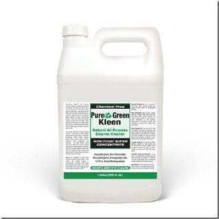 Pure Green Kleen Natural All Purpose Odor Eliminator and Cleaner, flood damage stains, water damage stains, Non  Toxic Super Concentrated 1 gallon makes up to 16 gallons: Health & Personal Care
