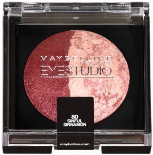 (2 Pack) Maybelline New York Eye Studio Color Pearls Marbleized Eyeshadow, Sinful Sinnamon 80, 0.09 Ounce : Eye Shadows : Beauty