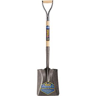 Kodiak Tempered Steel Forward Turned Step J 250 Square Shovel, 9 in (W), 11 1/2 in (L)  Make More Happen at