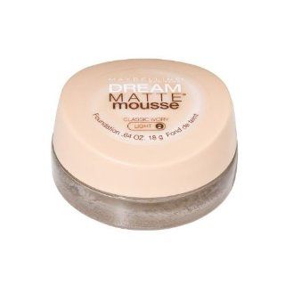 Maybelline Dream Matte Mousse Foundation Classic Ivory (2 Pack): Health & Personal Care