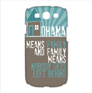 FashionCaseOutlet Ohana Means Family Lilo and Stitch Samsung Galaxy S3 i9300 3D hard case: Cell Phones & Accessories