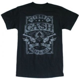 Johnny Cash   Mean As Hell T Shirt: Clothing