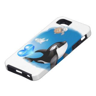 Orca (Killer Whale) I heart designs iPhone 5 Case