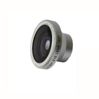 Generic 180 Fisheye Lens Attachment for Camera, iPhone ,etc. Color Silver Cell Phones & Accessories