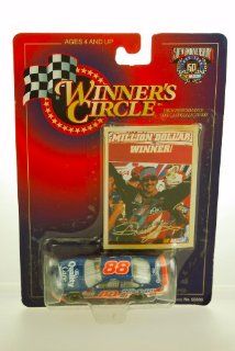 1998   Kenner   Winner's Circle   NASCAR 50th Anniversary   Dale Jarrett #88   Million Dollar Winner   Ford Taurus   w/ Trading Card   1:64 Scale Die Cast   Limited Edition   Collectible: Toys & Games