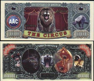 Circus Million Dollar Novelty Bill Collectible: Everything Else