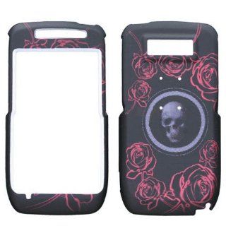 Hard Plastic Snap on Cover Fits Nokia E71, E71X Lizzo Skull Rose Black AT&T Cell Phones & Accessories