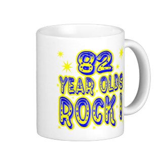 82 Year Olds Rock! (Blue) Mug