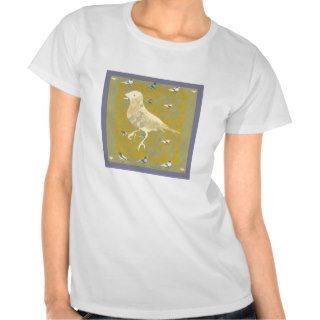 Fine Finch yellow : fine art graphic design Tshirts
