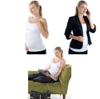 The Most Versatile Nursing Tank Top   Double Cream Nursing Tank with Built in Hands free Pumping Support (Small, White) at  Womens Clothing store: Maternity Nursing Tank Top And Cami Shirts