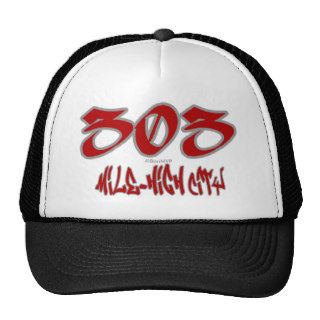 Rep Mile High City (303) Trucker Hats