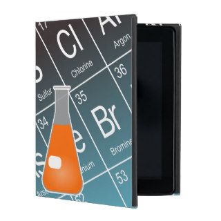 Orange Erlenmeyer (Conical) Flask Chemistry iPad Folio Cases