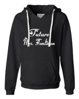 Medium Turqberry Womens Future Mrs. Tomlinson Deluxe Soft Fashion Hooded Sweatshirt Hoodie: Clothing