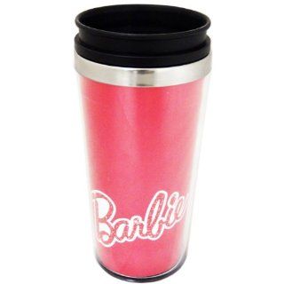 Barbie Insulated Travel Mug: Barbie Cup: Kitchen & Dining