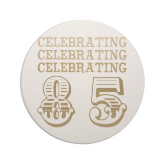 Celebrating 85! (Birthday Party) Coasters